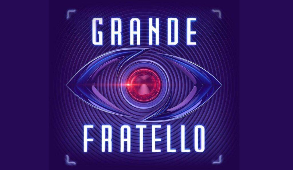 Il logo del Grande Fratello in primo piano