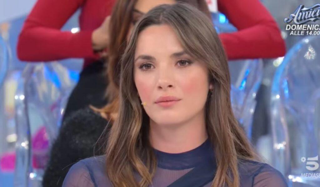 Primo piano di Nadia a Uomini e Donne