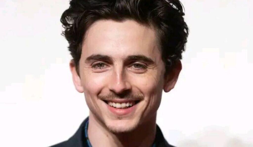 Timothée Chalamet in primo piano